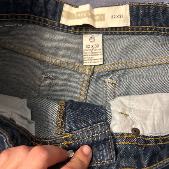 Free planet casual tapered jeans 32x32 bnwt - Picture 3 of 4